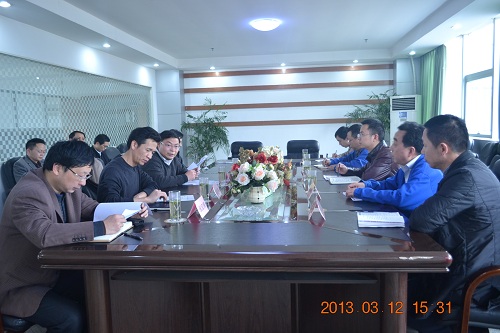 南昌高新区管委会主任雷霆一行到英国上市公司365新材料（江西）有限公司调研